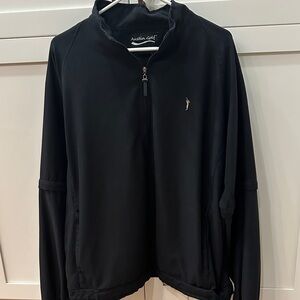 Woman’s Austin Golf Black Quarter-Zip Windbreaker Size Medium